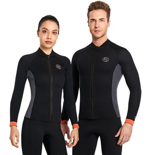 Men Women Wetsuit Tops Water Sports Scuba Diving Snorkeling