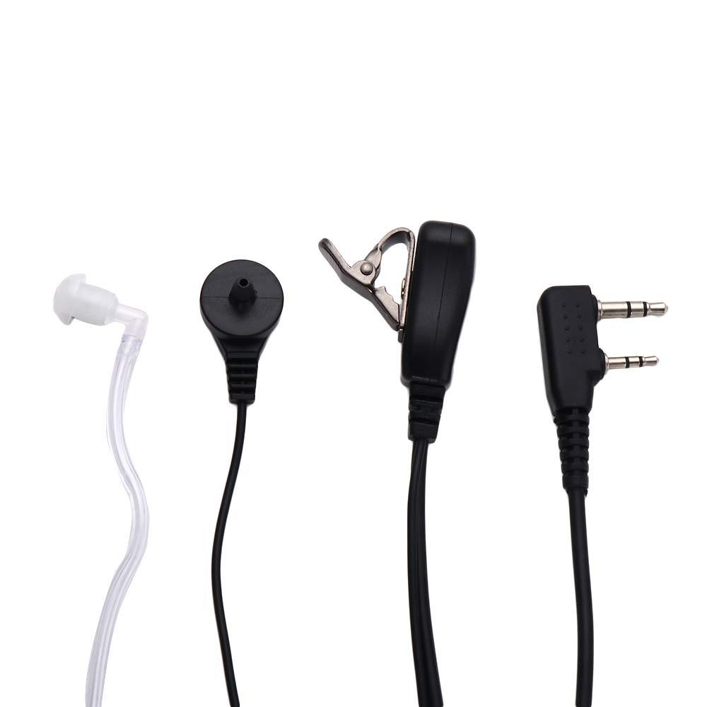 KEEPIN PTT MIC ชุดหูฟังหูฟังมือถือ Walkie Baofeng UV-5R BF-888S CB Walkie Talkie อุปกรณ์เสริม Covert Acoustic Tube Universal วิทยุอุปกรณ์เสริม Air Duct ชุดหูฟัง - รูปที่ 3