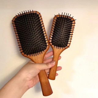 Aveda Brush แปรงหวีไม้แท้ นวดดูแลรากผมเส้นผมหนังศรีษะ