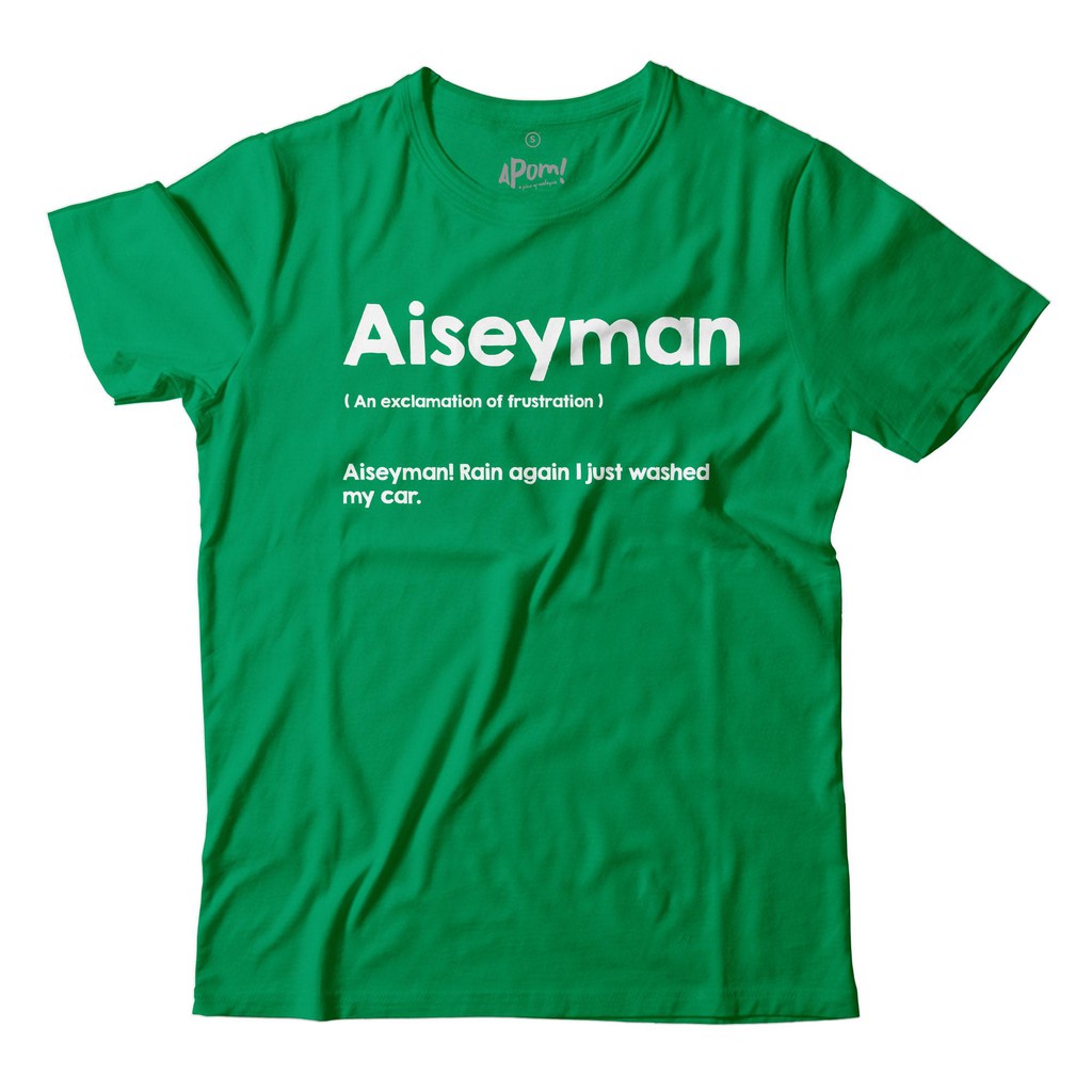 APOM เสื้อยืดผู้ใหญ่ Aiseyman