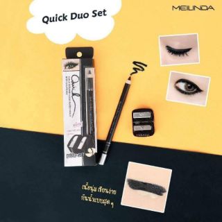 Mei Linda Quick Eyeliner Super Water Proof (Black) (MD3057) 
มิลินดา อายไลเนอร์ + กบเหลา