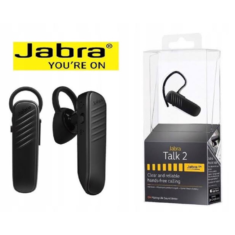 Jabra หูฟังบลูทูธ Talk 25 (Mini) Jabra Mini Boost Talk 35 2 บลูทูธไร้สายพร้อมไมโครโฟน Hd ควบคุมเสียงรบกวนสําหรับโทรศัพท์