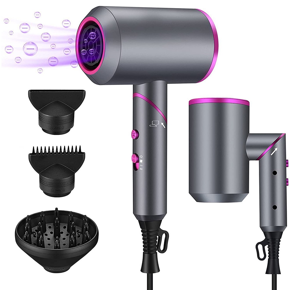 Yoodragons Portable Anion Hair Dryer Professinal Quick Dry Hair Drier