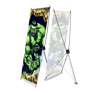 แบนเนอร์ X เฟรม 60X160 ซม / 80X180 ซม, X สแตน -- X Banner Stand 60X160cm / 80X180 cm