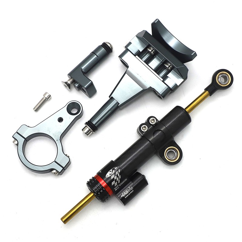 [ร้านค้าผู้ผลิต] เหมาะสําหรับ kawasaki ninja400 Titanium Ruler kawasaki Modified Titanium Ruler Direction Damper Anti-Shaking ราคา ถูกที่สุด ดีลบีเคเค แกลเลอรีภาพที่ 4