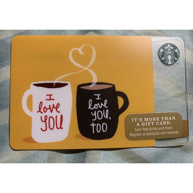 Starbucks card usa 2014 เติมเงินไม่ได้ในไทย I love You
