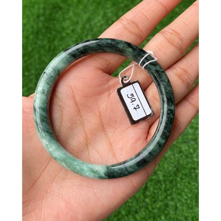 JB59028 หยก พม่า แท้ Jade กำไลหยก (Jadeite bracelet) พม่า (Myanmar)