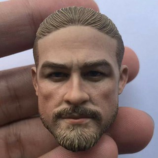 a 1/6 lost z city charlie hunnam head อุปกรณ์แกะสลักสําหรับ 12 นิ้ว