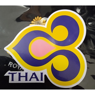 สติกเกอร์การบินไทย THAI Airlines Airways Sticker Aircraft Sticker Thailand Boeing 747 ขนาดใหญ่พิเศษ