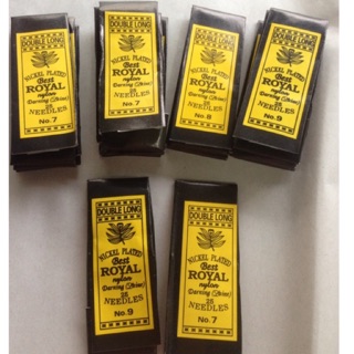 เข็มเย็บมือธรรมดา NICKEL PLATED Best REGAL NEEDLES made in japan มีหลายเบอร์