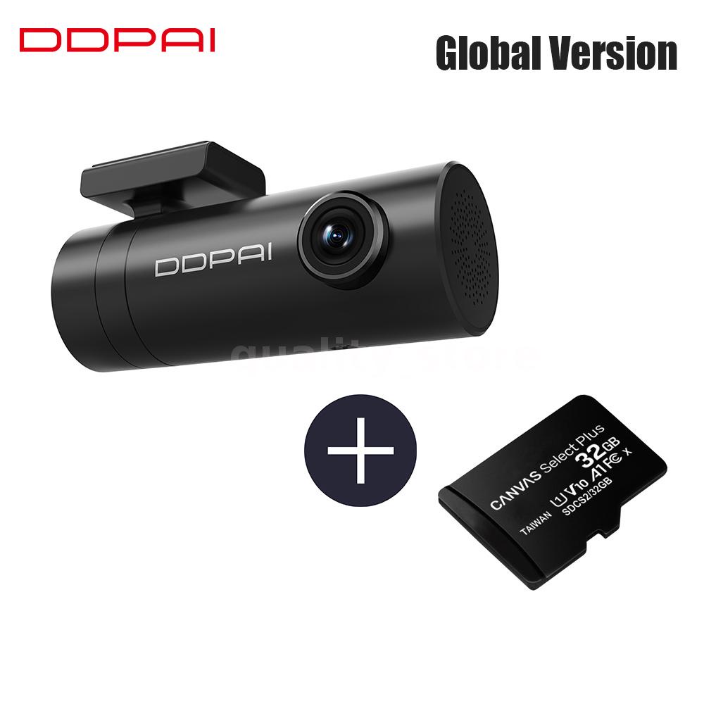 กล้องบันทึกวิดีโอ Ddpai Mini Dash Cam Drive Recorder 1080P ความละเอียด