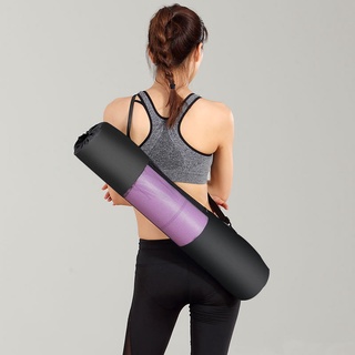 Yoga mat bag กระเป๋าใส่เสื่อโยคะ กระเป๋าใส่เสื่อโยคะตาข่ายสีดำ กระเป๋าใส่เสื่อโยคะ สีดำ