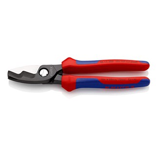 KNIPEX NO.95 12 200 Cable Shears with twin cutting edge (200mm.) คีมตัดสายเคเบิ้ล Factory Gear By Gear Garage