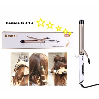 Kemei Professional Hair iron Styler Salon Tool รุ่น KM-1001A 30mm อุปกรณ์จัดแต่งทรงผม