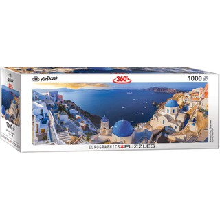 EUROGRAPHICS: SANTORINI, GREECE (Panoramic) [Jigsaw Puzzle]