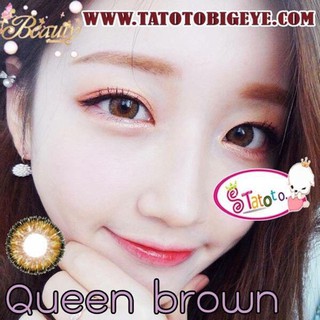 Queen Brown TATOTO Contact Lenses คอนแทคเลนส์ #4