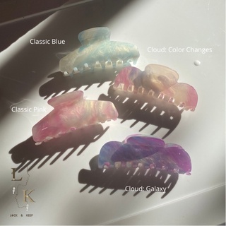 Lock and Keep Jewel กิ๊บเปลี่ยนสีไซส์ใหญ่ BiBi Hair Claw (Color Changes)