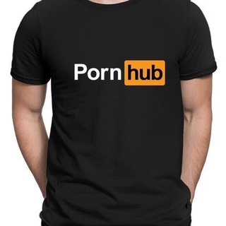 ผ้าฝ้ายคอกลมเสื้อยืด พิมพ์ลาย Porn hub funny rude sex joke สไตล์คลาสสิก ไม่ซ้ําใคร สําหรับผู้ชาย 583802from S-4XL