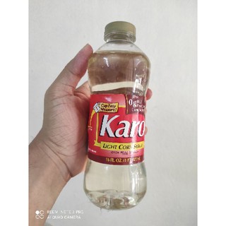 Karo Light Corn Syrup Vanilla (16 fl.oz) คาโร ไลท์คอร์น ไซรัป วานิลลา น้ําเชื่อมจากข้าวโพด 473ml