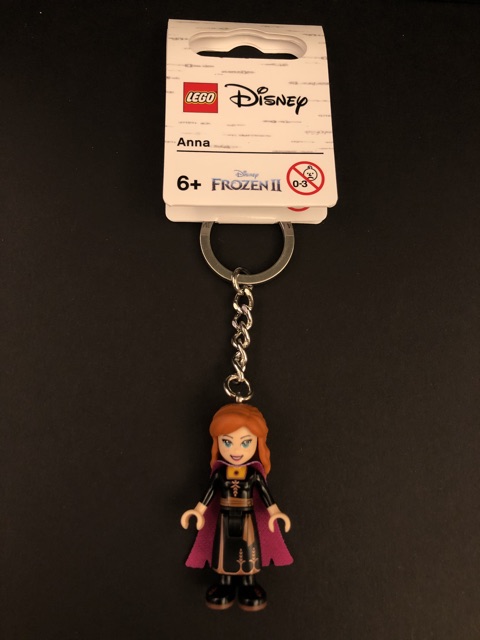 LEGO Disney Frozen 2 Anna V46 Minifigure Key Chain 853969 New with tag Over 6 Long 