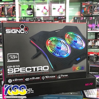 ✨🛒ส่งเร็ว💥 Signo E-sport CP-510 Spectro RGB Gaming Coolingpad (รับประกัน 2 ปี พร้อมกล่อง)