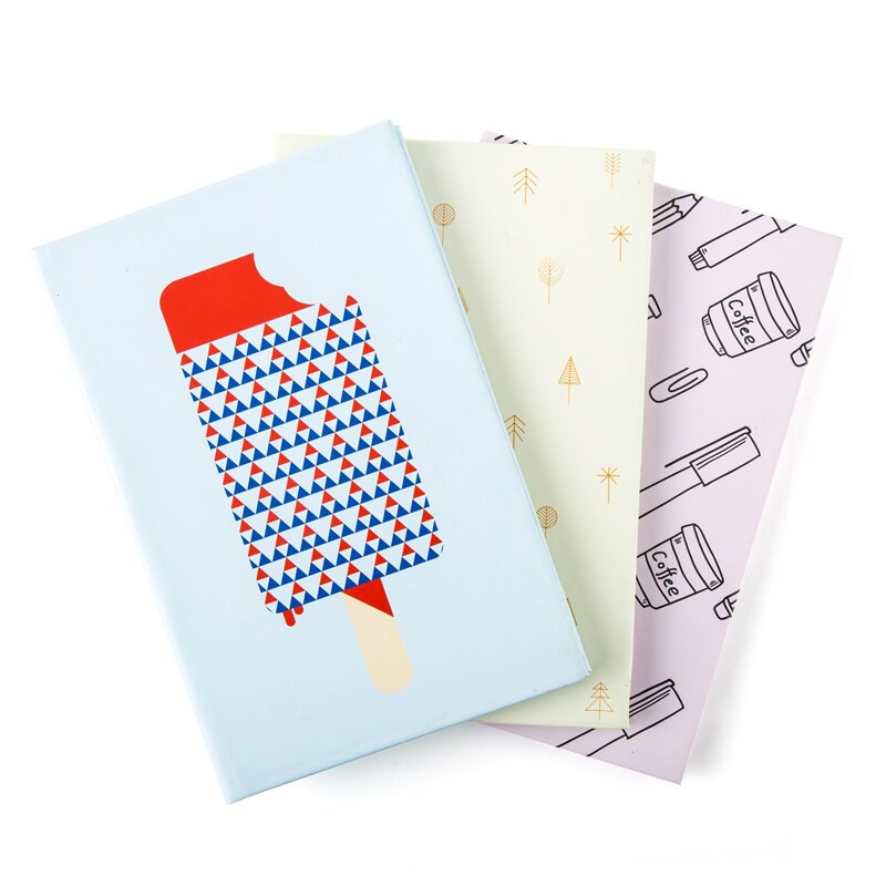 สมุดปกแข็ง 16.5x25 ซม. 80 แผ่น (แพ็ค 6 เล่ม) ONE 16.5x25 cm hardcover book 80 sheets (pack of 6 book