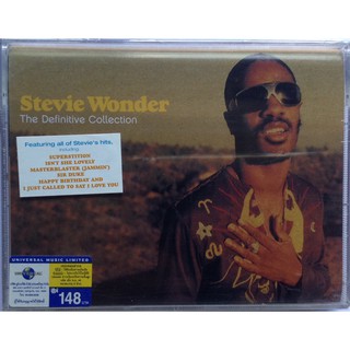 Cassette Tape เทปคาสเซ็ตเพลง Stevie Wonder The Definitive Collection 2 ม้วนคู่ รวม 38 เพลงฮิตครบ ลิขสิทธิ์ ซีล