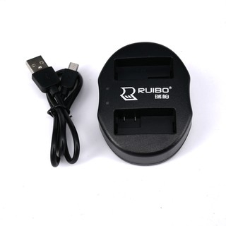 อุปกรณ์ชาร์จแบตเตอรี่ USB DUAL BATTERY CHARGER OLYLIMPUS รหัสแบต BLS1