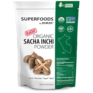 โปรตีนสูงและมีโอเมก้า Organic Sacha Inchi Powder 8.5 oz (240 g) MRM