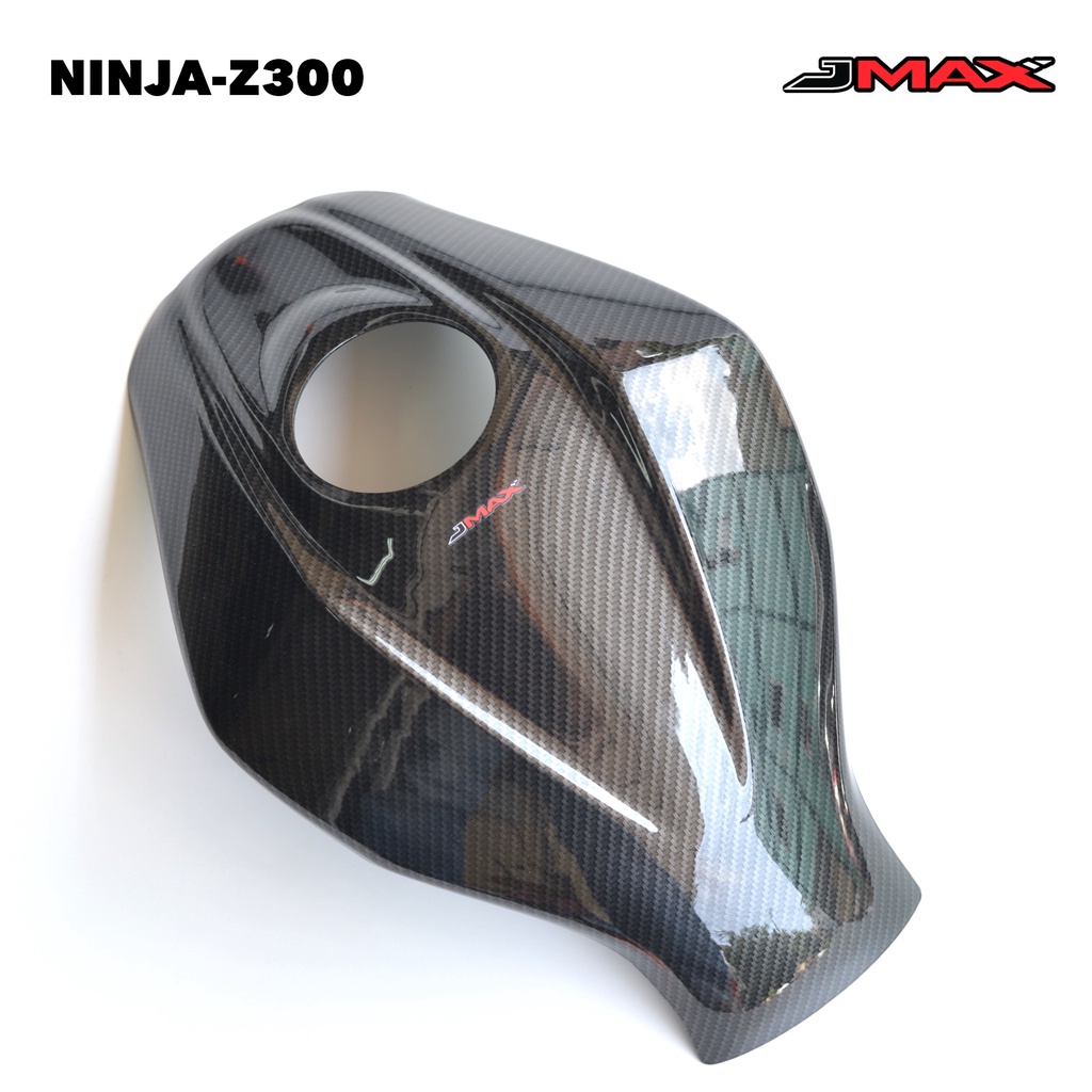 ครอบถัง ตรงรุ่น KAWASAKI Ninja Z300/250 Full Size ลายฟิล์มคาร์บอน 6D