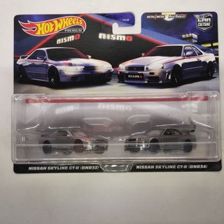 hotwheels premium nismo r32 r34 ล้อยาง