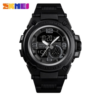 SKMEI Smart Sport Watch Men Bluetooth Multifunction Digital Watches 5Bar Waterproof Men Smart Dual Display Watch