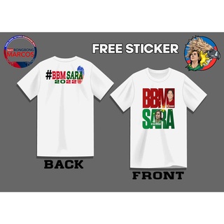 เสื้อเลือกตั้ง BBM SARA 2022 / ผ้าฝ้ายสแปนเด็กซ์สีขาว 180gsm / พิมพ์ระเหิด Oq~