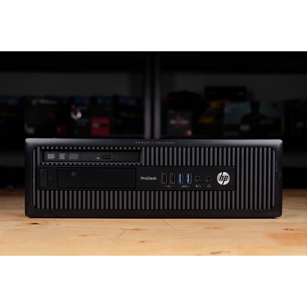 HP EliteDesk 800 G2 (Gen6) SFF คอมพิวเตอร์ตั้งโต๊ะ CPU i3-6100T Ram 8 GB HDD 1 TB พร้อมใช้งานมีประกั