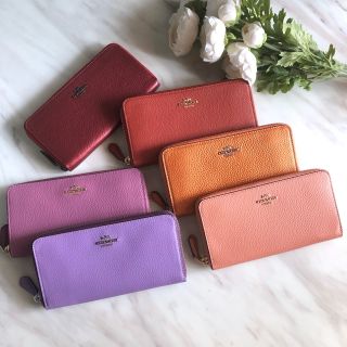 พร้อมส่ง Coach wallet ใบยาวซิบรอบ ของแท้💯