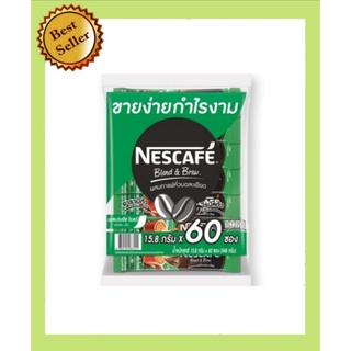 Nescafe​ เนสกาแฟ​ เบลนด์​ แอนด์​ บรู​ เอสเปรสโซ่​ (60ซอง)