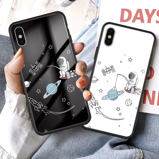 NASA Astronaut Case for VIVO V20 V17 V15 Pro VIVO V11i V11 Pro V7 Plus VIVO V3 Max S9 S1 Pro X50 Pro Mirror glass Phone Protection Case