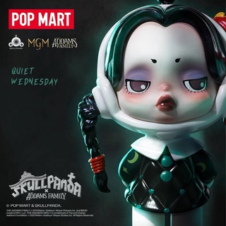 Skullpanda Adams Family Series กล่องสุ่ม POPMART Bubble Mart SP6 ตุ๊กตาออฟฟิศ