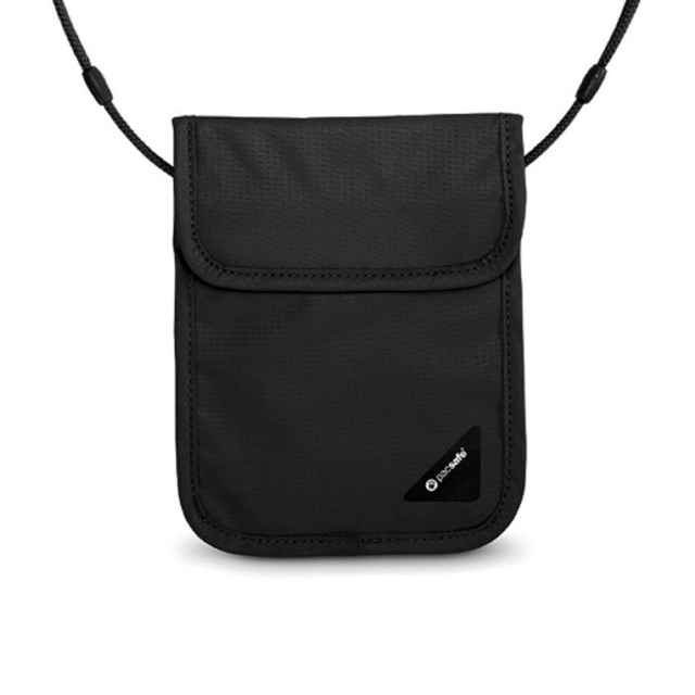 Pacsafe กระเป๋า ซ่อนเงิน ป้องกันการโจรกรรม Coversafe X75 Anti-theft RFID Blocking Neck Pouch (มี 2 สี) PA-10148xxx