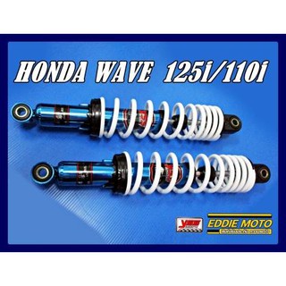 HONDA WAVE25i WAVE110i REAR SHOCK SET "WHITE" SPRING // โช๊คหลัง สปริงขาว งานสวย คุณภาพเยี่ยม ได้มาตรฐาน