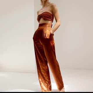 พร้อมส่ง NEW MITR SATIN  Trousers