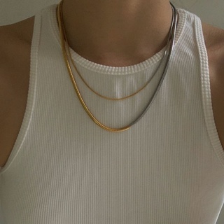 Bemet two tone necklace