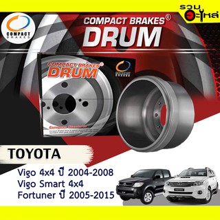 จานดรัมเบรก Compact ใช้กับ Toyota Vigo 4x4, Vigo Smart 4x4 , Fortuner ปี 2004-BD7036