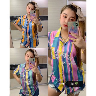 เสื้อปกฮาวาย​ แขนสั้น