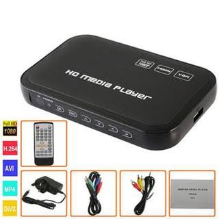 ⚡พร้อมส่งจาก กทม.⚡ Mini Media Player 1080P Full HD HDMI/USB/AV/VGA เครื่องเล่น HD Player🔥