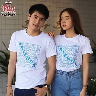 VITASHOP เสื้อเพื่อน FRIENDS เสื้อยืด ผ้าคอตตอนเนื้อนุ่ม ใส่สบาย พร้อมส่ง