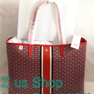 Tory Burch GEMINI LINK TOTE/Exotic red.