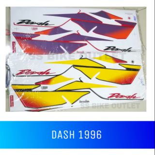 สติ๊กเกอร์ NOVA DASH ปี 1996 เคลือบเงาแท้ เนื้อสติ๊กเกอร์อย่างดี ติดแน่น สีสด