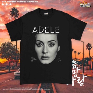 ถูกสุดๆเสื้อยืดแขนสั้น พิมพ์ลาย ADELE Music LIVE TOUR 2016 UNISEX ADELE สําหรับผู้ชายรหัสเต็ม