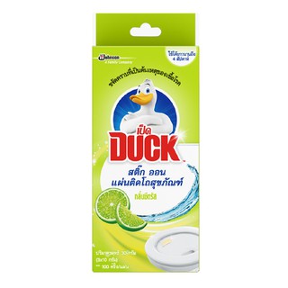 แผ่นขจัดกลิ่นสุขภัณฑ์ เป็ด ซีทรัส 30กรัม  SHEET DEODORIZER TOILET DUCK CITRUS 30G